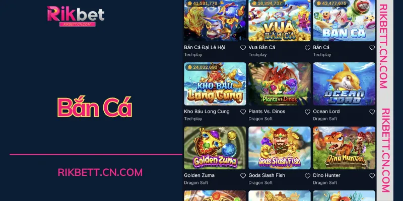 Bắn cá RIKBET mang đến trải nghiệm đi săn kịch tính với tỷ lệ quy đổi thưởng cực cao